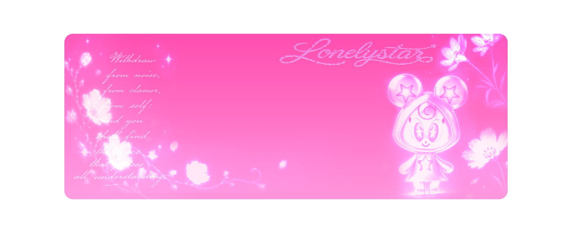 Lonelystar mousepad