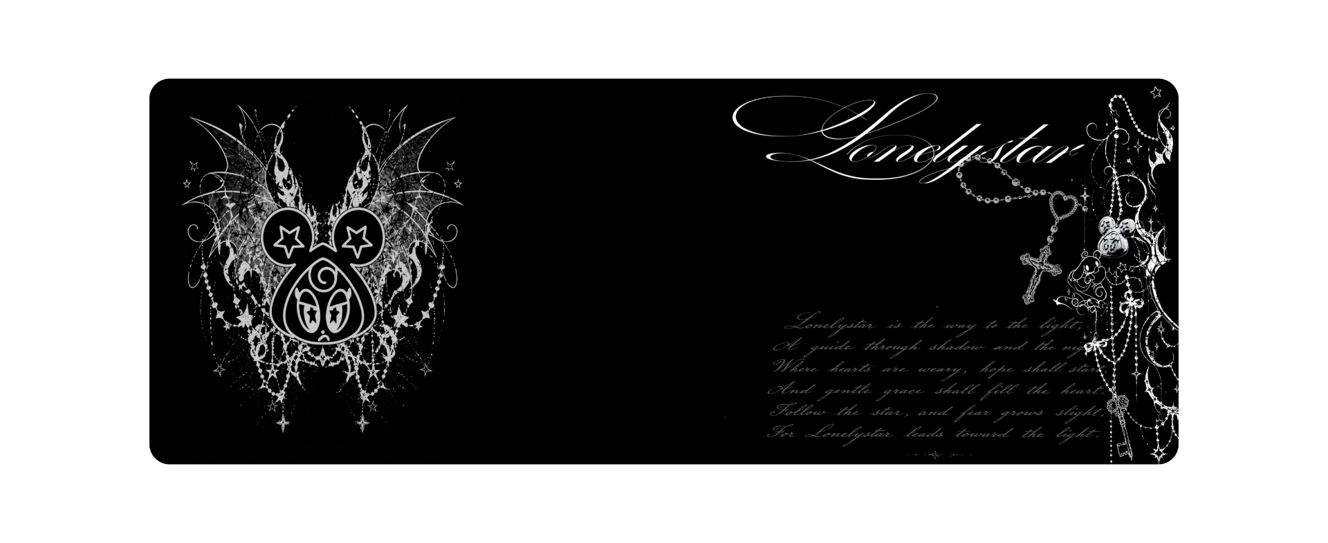 Script Lonelystar mousepad